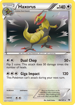 Haxorus 88/101 Noble Victories