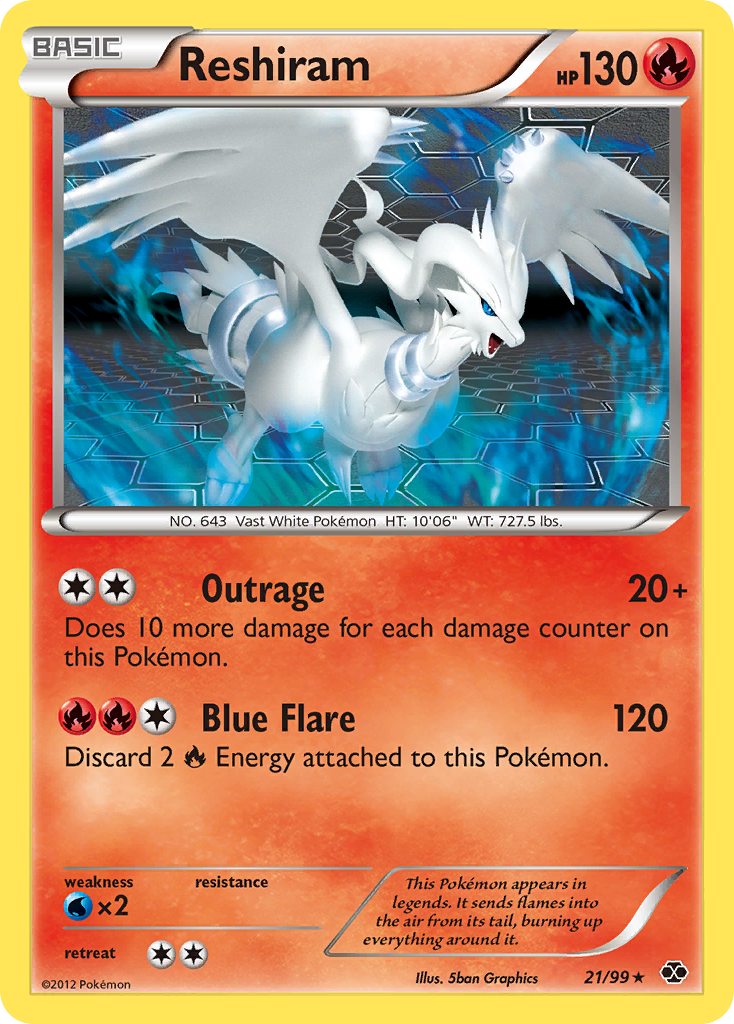 Reshiram 21/99 Next Destinies