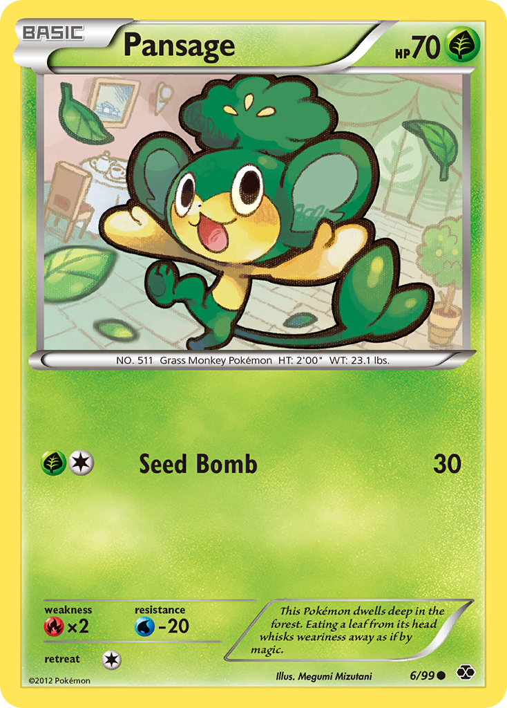 Pansage 6/99 Next Destinies