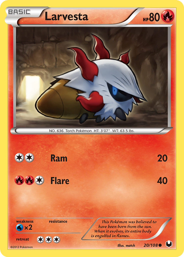 Larvesta 20/108 Dark Explorers