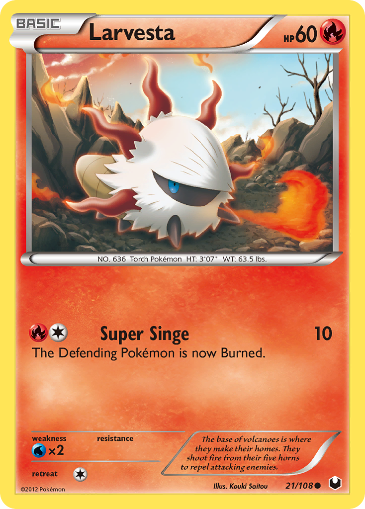 Larvesta 21/108 Dark Explorers