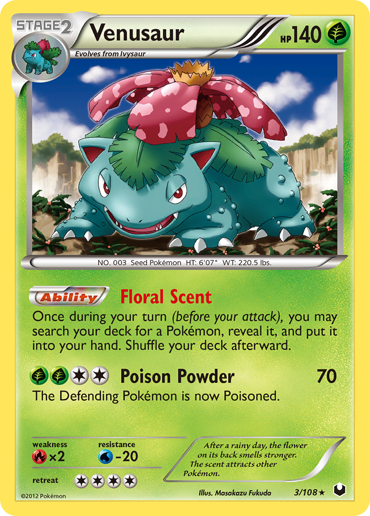 Venusaur 3/108 Dark Explorers