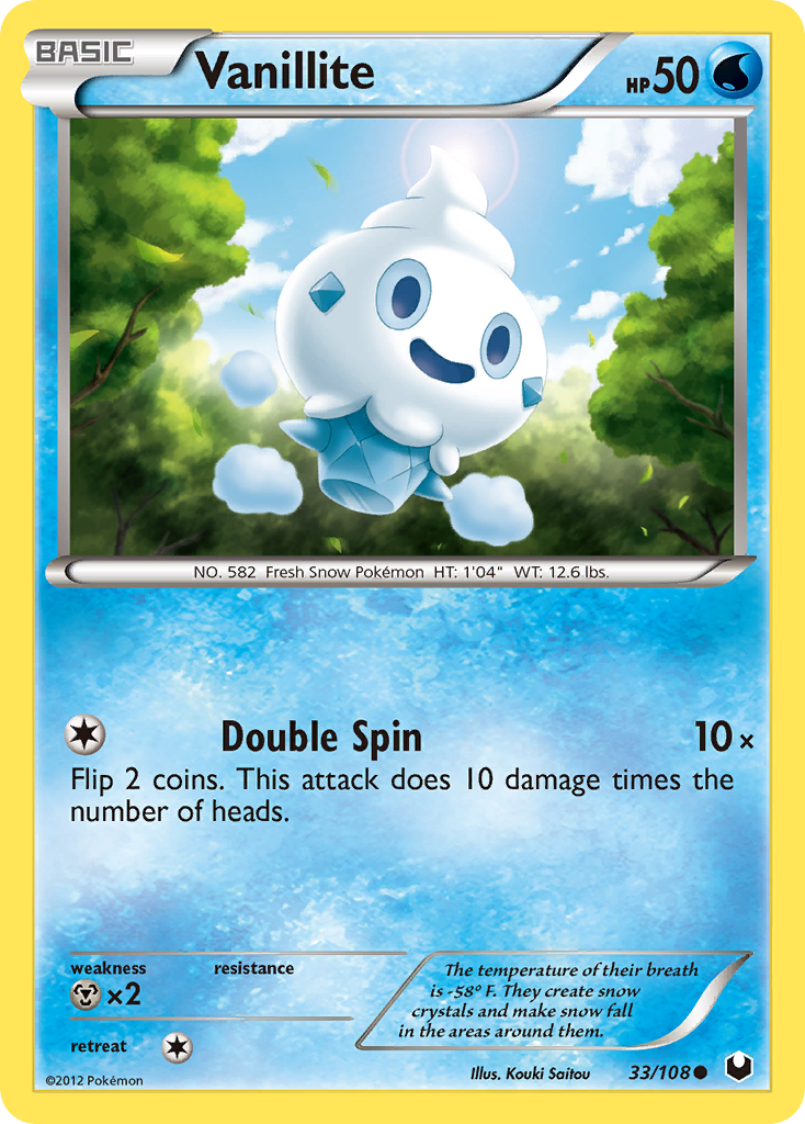 Vanillite 33/108 Dark Explorers