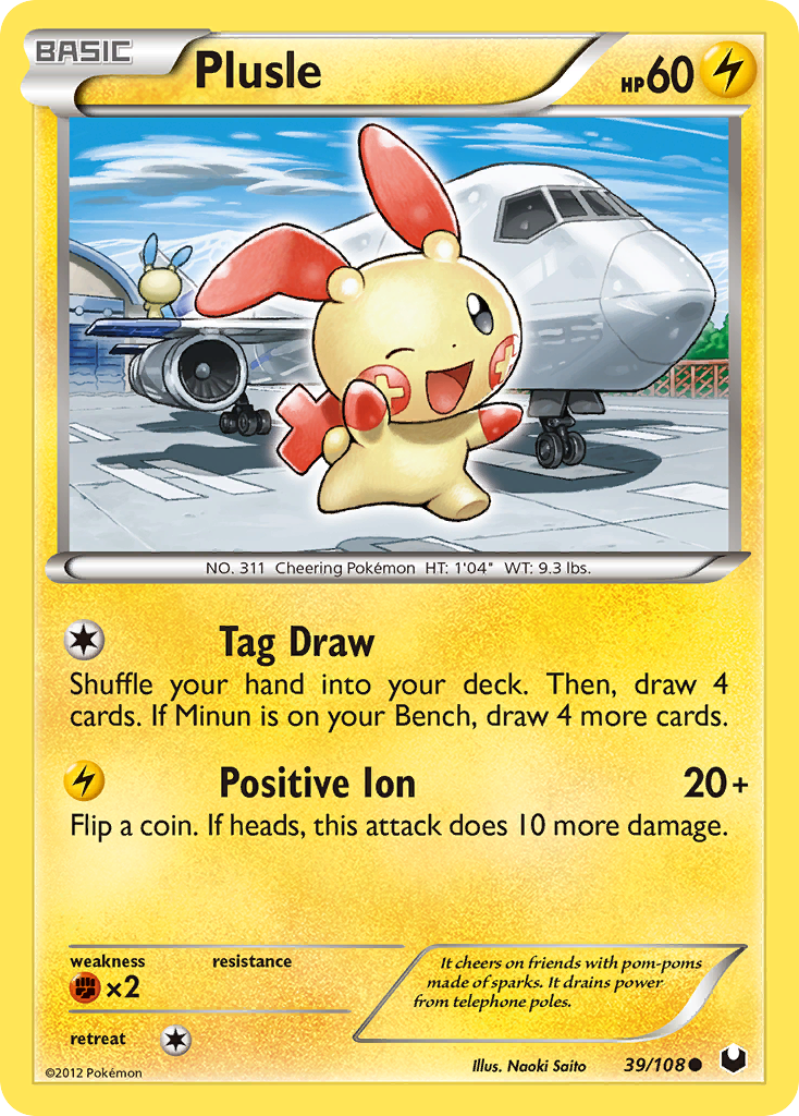 Plusle 39/108 Dark Explorers