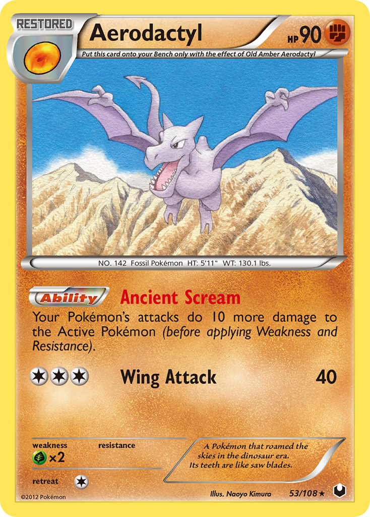 Aerodactyl 53/108 Dark Explorers