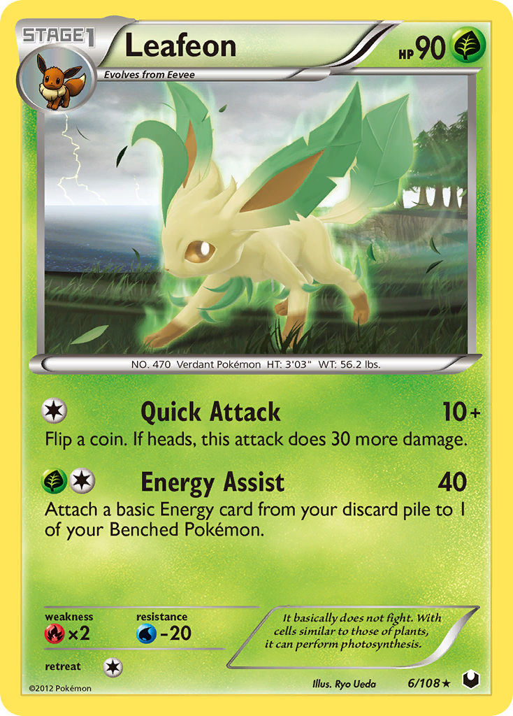 Leafeon 6/108 Dark Explorers
