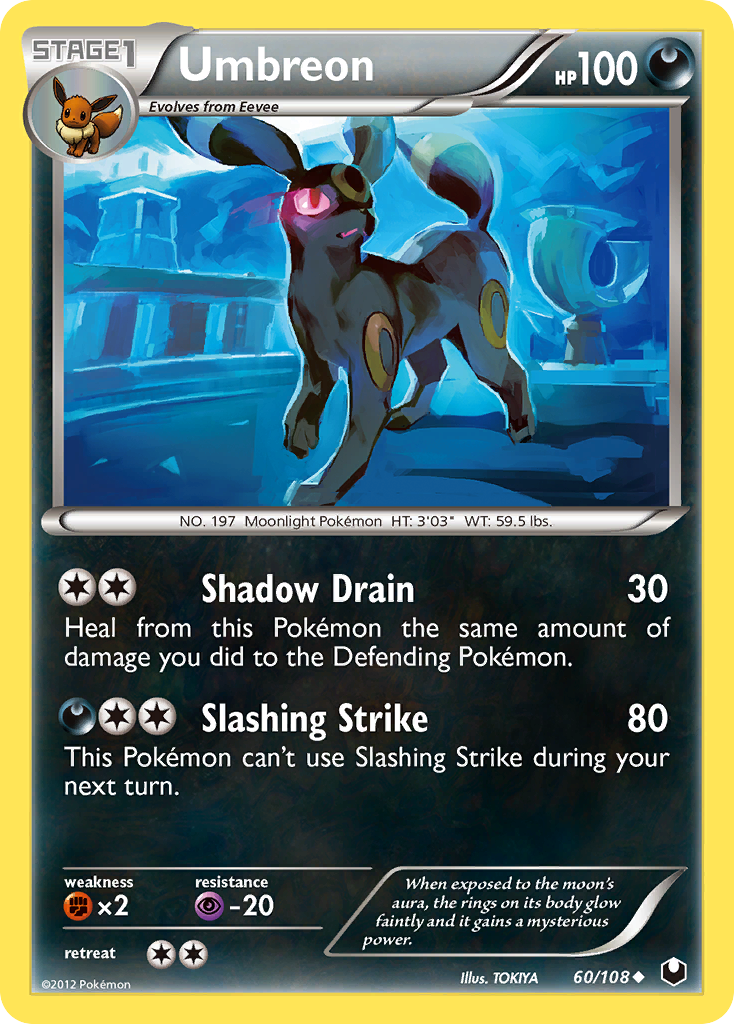 Umbreon 60/108 Dark Explorers