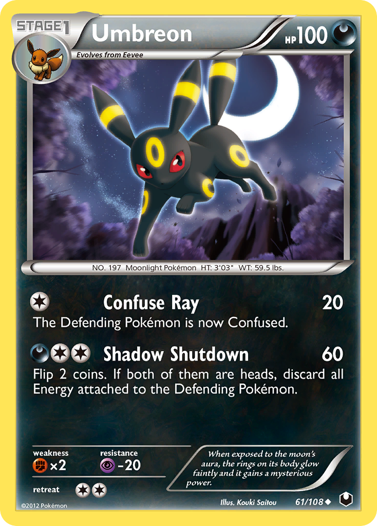 Umbreon 61/108 Dark Explorers