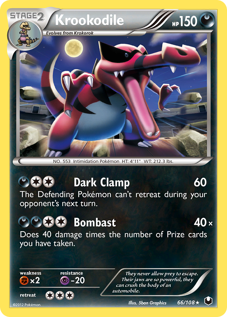 Krookodile 66/108 Dark Explorers