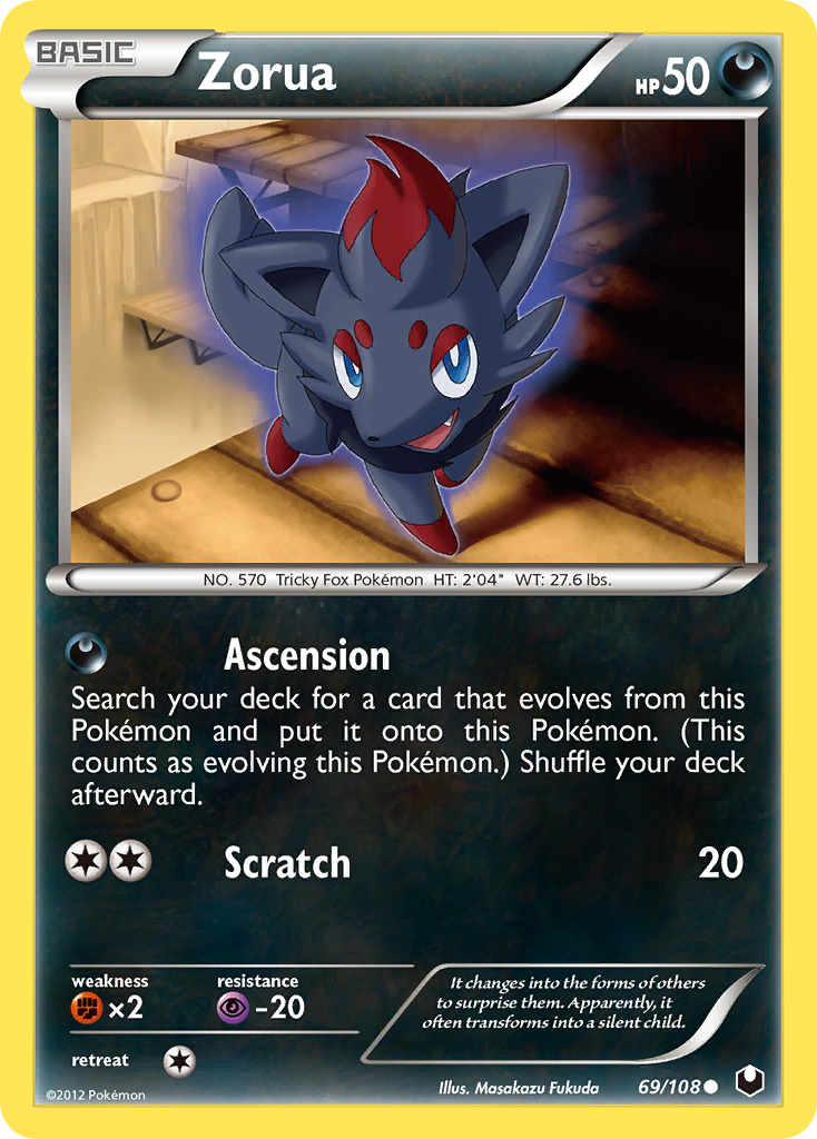 Zorua 69/108 Dark Explorers