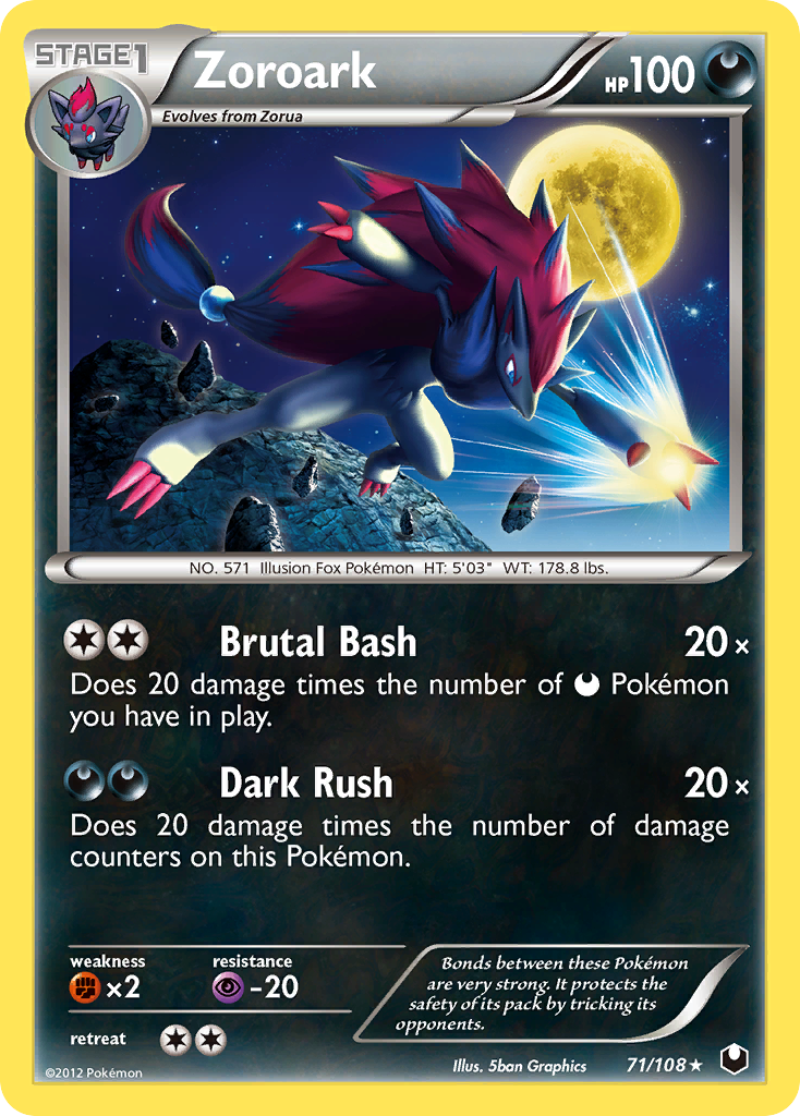 Zoroark 71/108 Dark Explorers