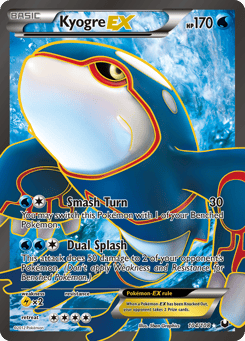 Kyogre-EX 104/108 Dark Explorers