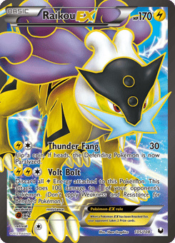 Raikou-EX 105/108 Dark Explorers