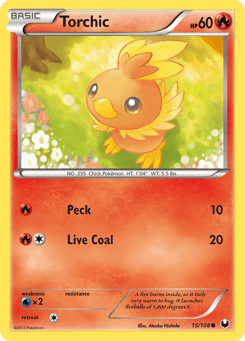 Torchic 15/108 Dark Explorers