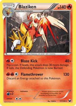 Blaziken 17/108 Dark Explorers