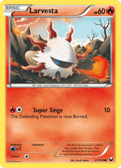 Larvesta 21/108 Dark Explorers