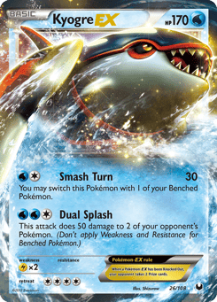 Kyogre-EX 26/108 Dark Explorers