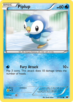 Piplup 27/108 Dark Explorers