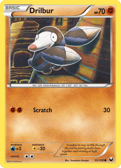 Drilbur 55/108 Dark Explorers