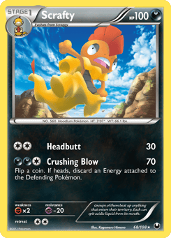Scrafty 68/108 Dark Explorers
