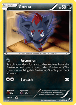 Zorua 69/108 Dark Explorers