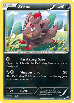 Zorua 70/108 Dark Explorers