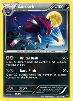 Zoroark 71/108 Dark Explorers