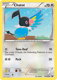 Chatot 85/108 Dark Explorers
