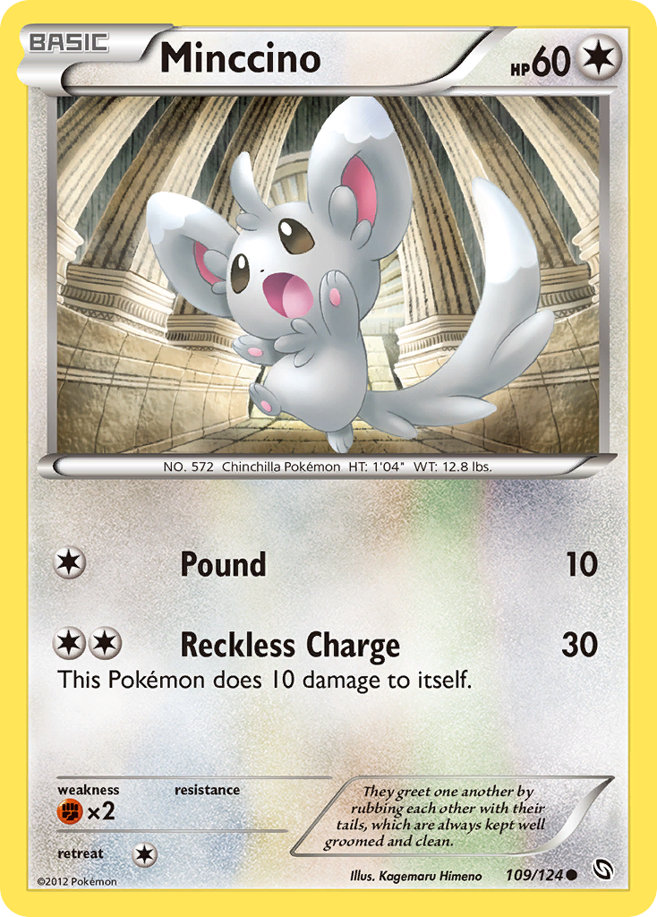 Minccino 109/124 Dragons Exalted