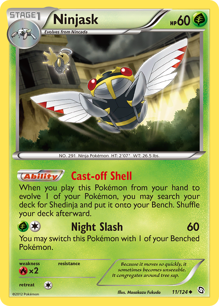 Ninjask 11/124 Dragons Exalted