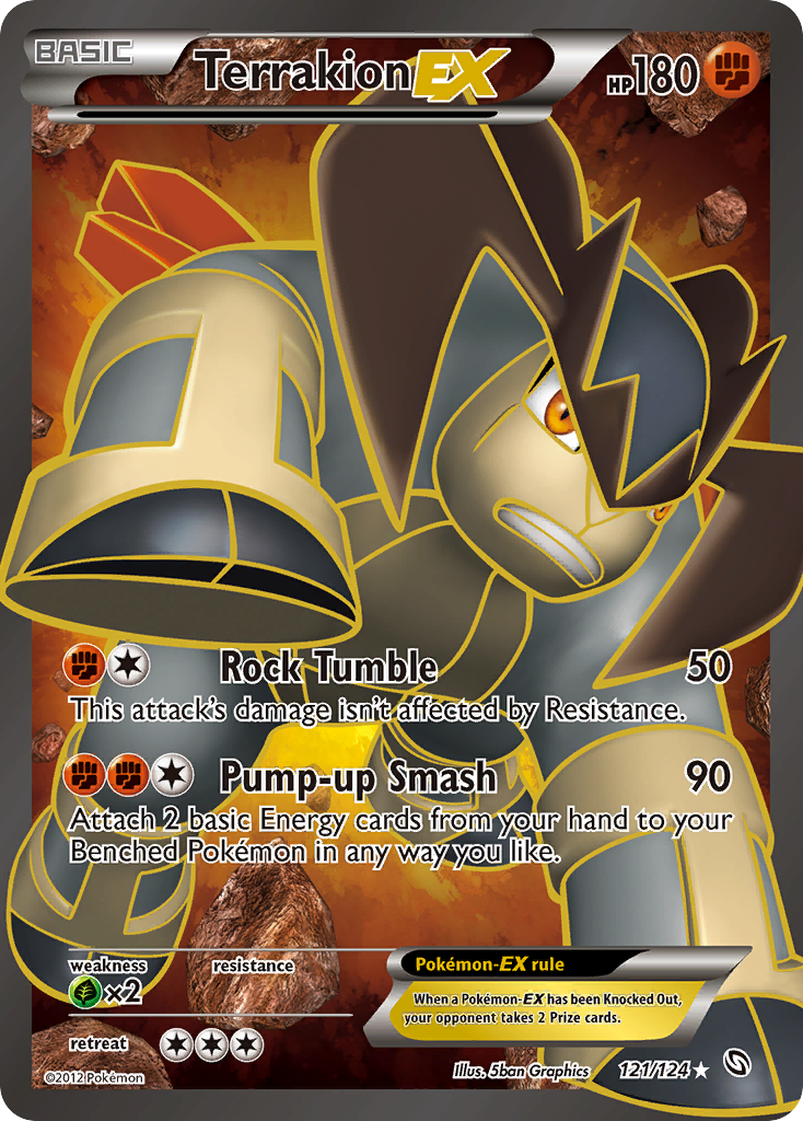 Terrakion-EX 121/124 Dragons Exalted