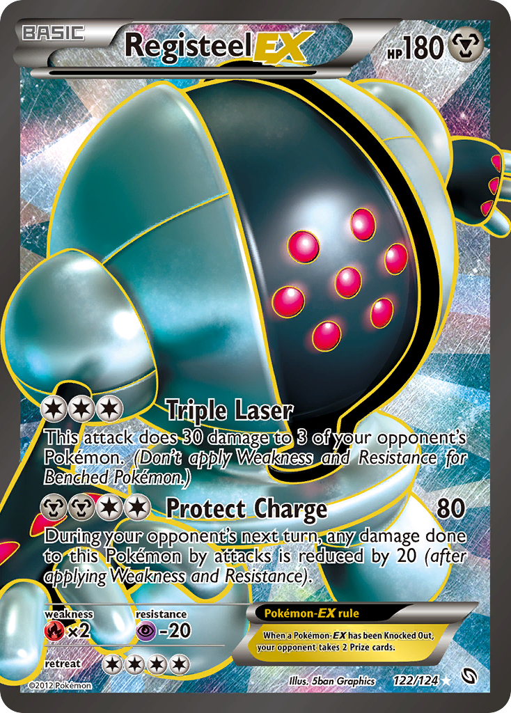 Registeel-EX 122/124 Dragons Exalted