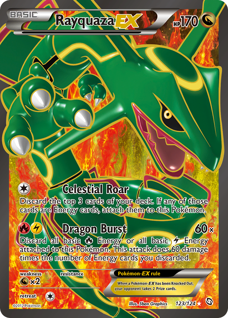 Rayquaza-EX 123/124 Dragons Exalted