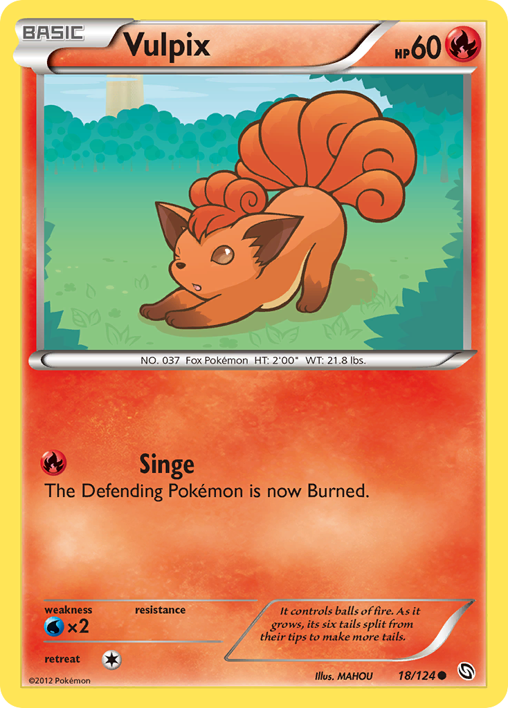 Vulpix 18/124 Dragons Exalted