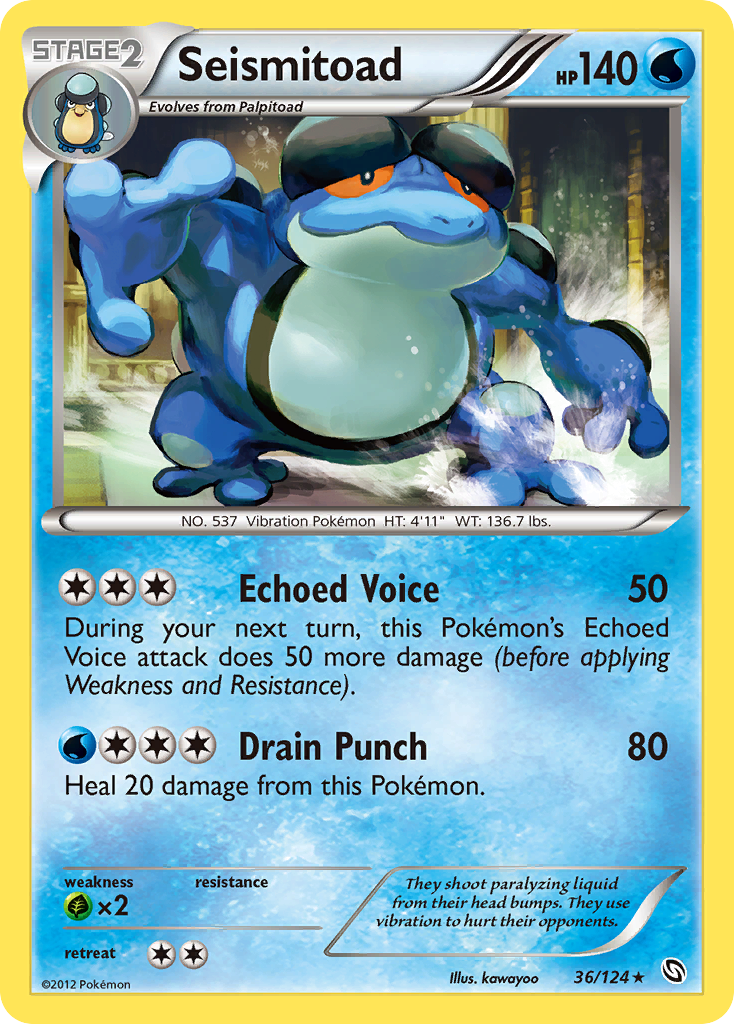 Seismitoad 36/124 Dragons Exalted
