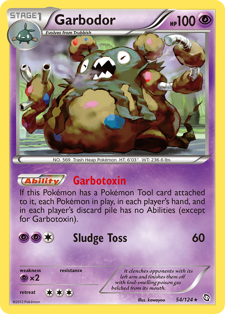 Garbodor 54/124 Dragons Exalted