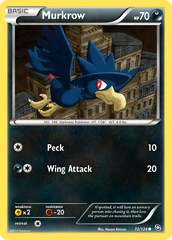 Murkrow 72/124 Dragons Exalted