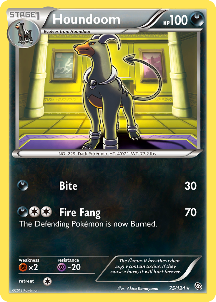 Houndoom 75/124 Dragons Exalted