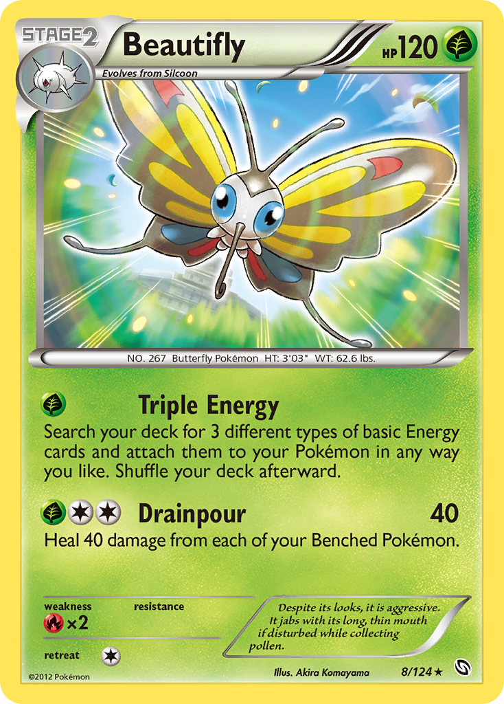 Beautifly 8/124 Dragons Exalted