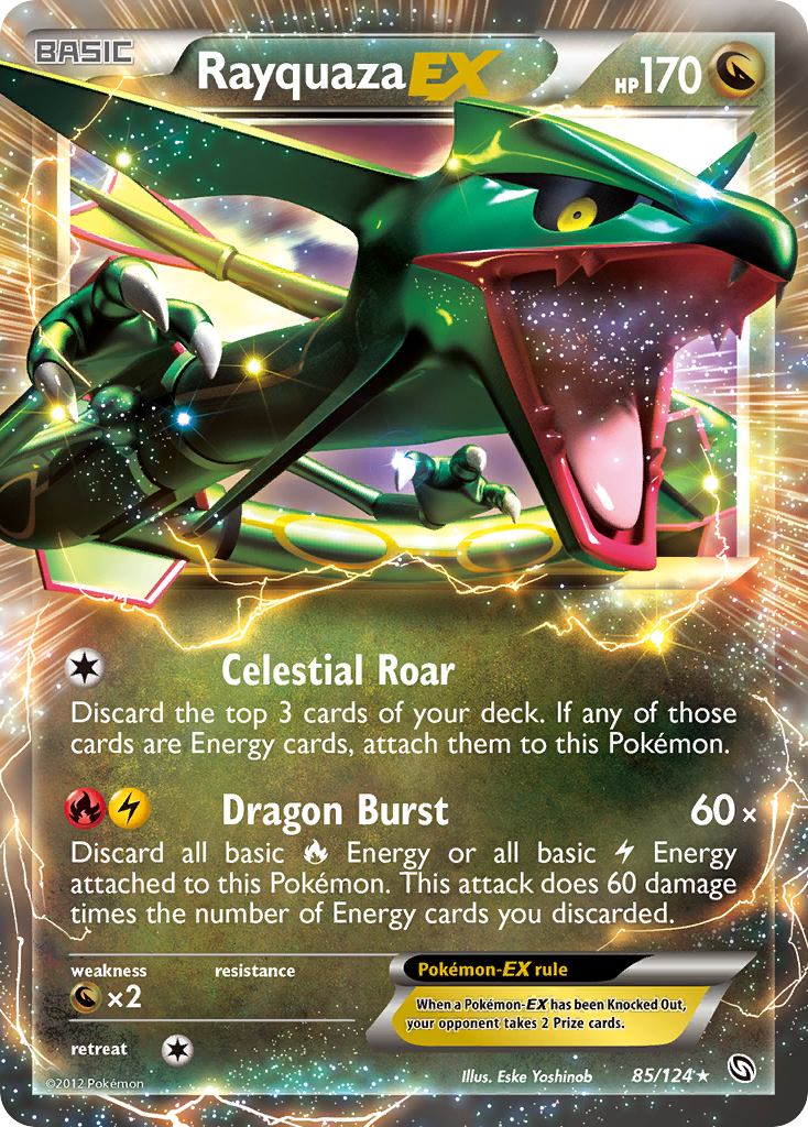 Rayquaza-EX 85/124 Dragons Exalted