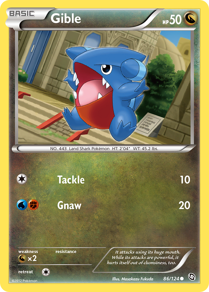 Gible 86/124 Dragons Exalted
