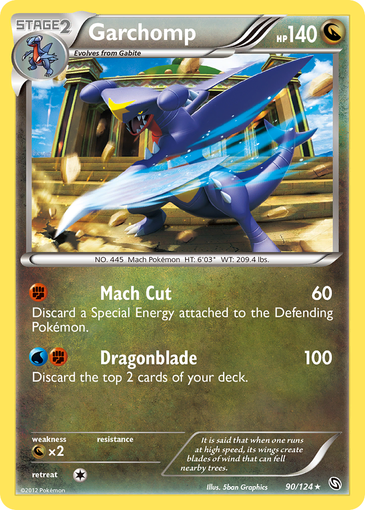 Garchomp 90/124 Dragons Exalted