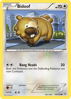 Bidoof 106/124 Dragons Exalted