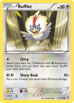 Rufflet 111/124 Dragons Exalted