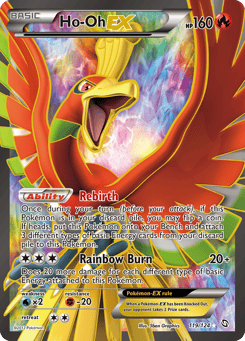 Ho-Oh-EX 119/124 Dragons Exalted