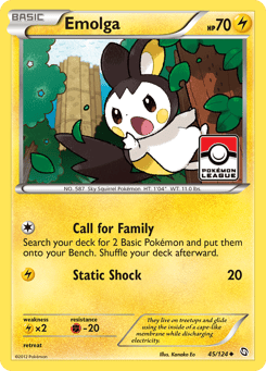Emolga 45/124 Dragons Exalted