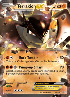 Terrakion-EX 71/124 Dragons Exalted