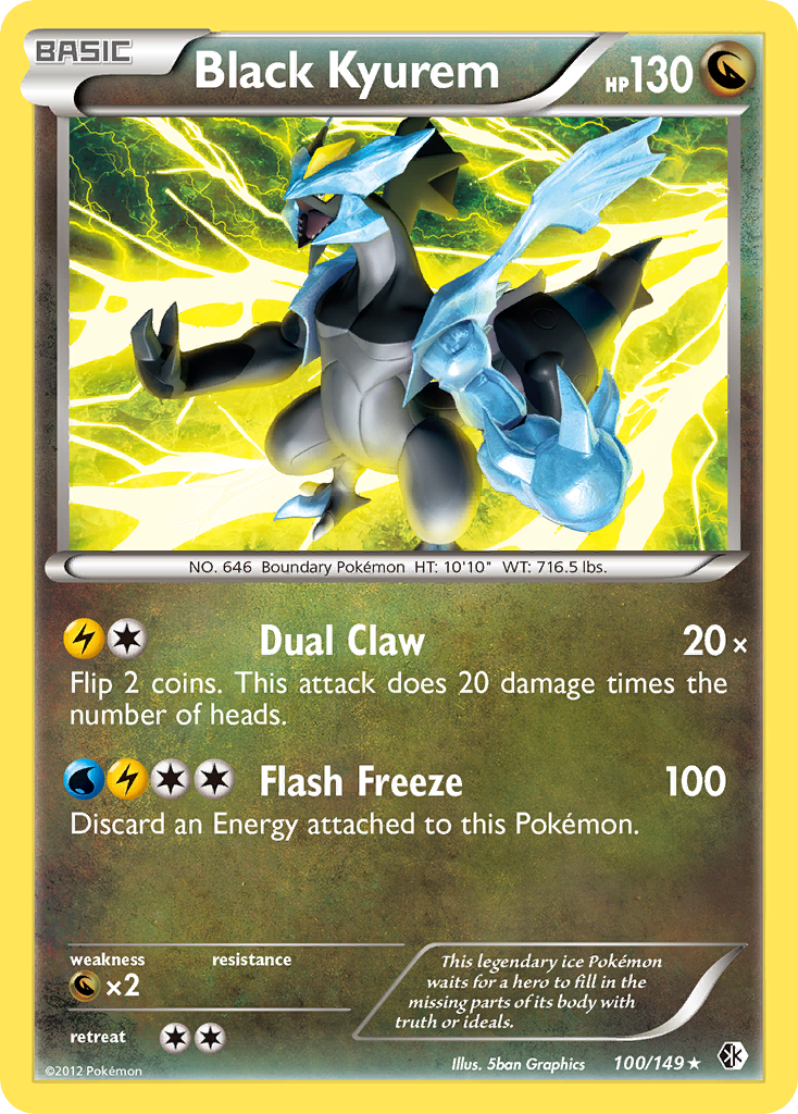 Black Kyurem 100/149 Boundaries Crossed