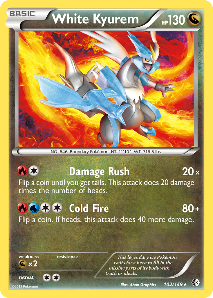 White Kyurem 102/149 Boundaries Crossed