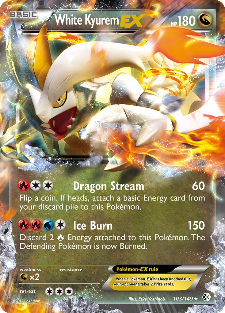 White Kyurem-EX 103/149 Boundaries Crossed